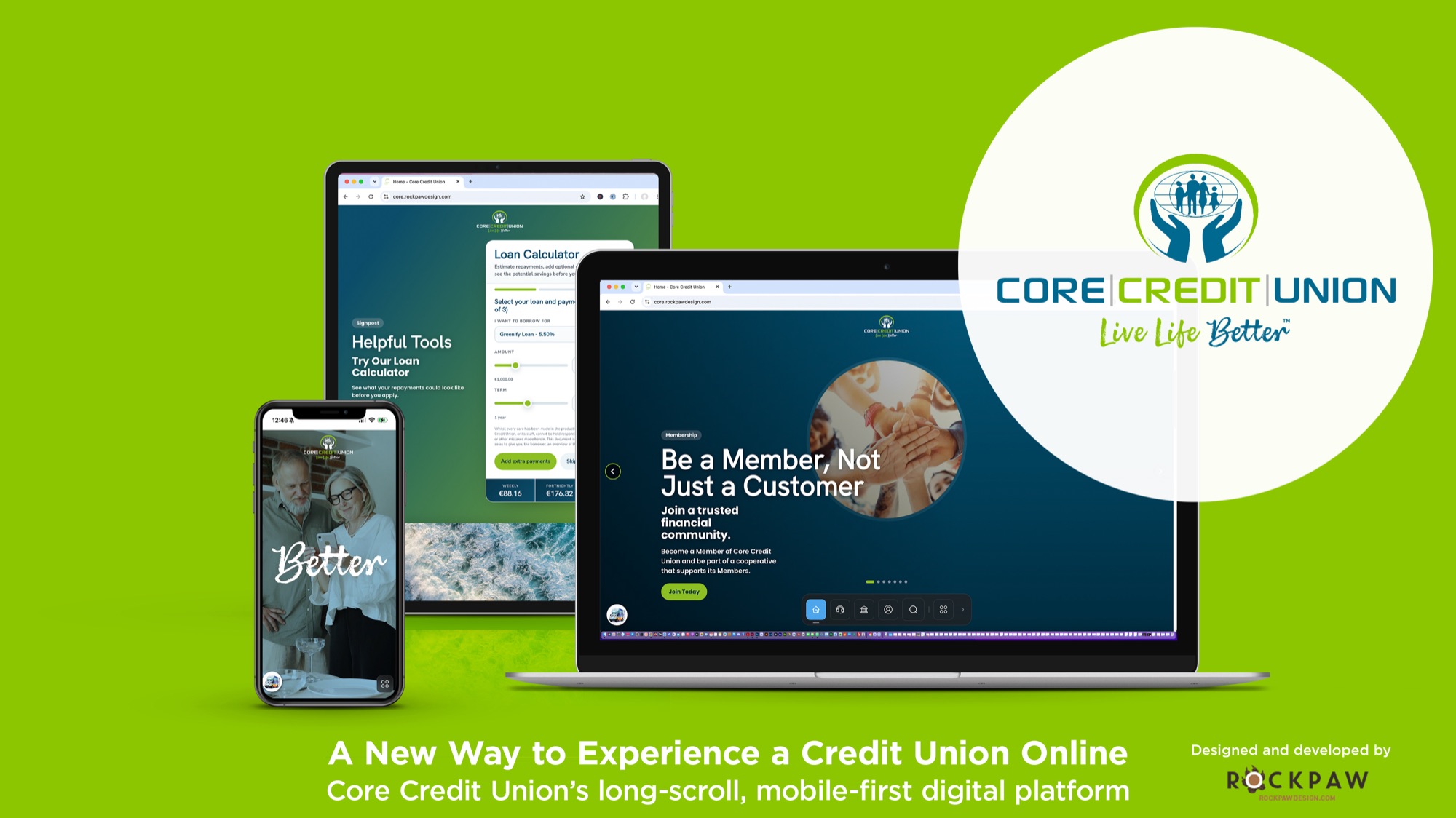 Core Credit Union — Brand · Digital Strategy · UX/UI